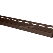 Планка финишная Т14 3,00м Альта-Профиль (Коричневый) /1 шт/