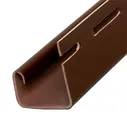 Планка J-trim цокольная коричневая (3,0м) Альта-Профиль